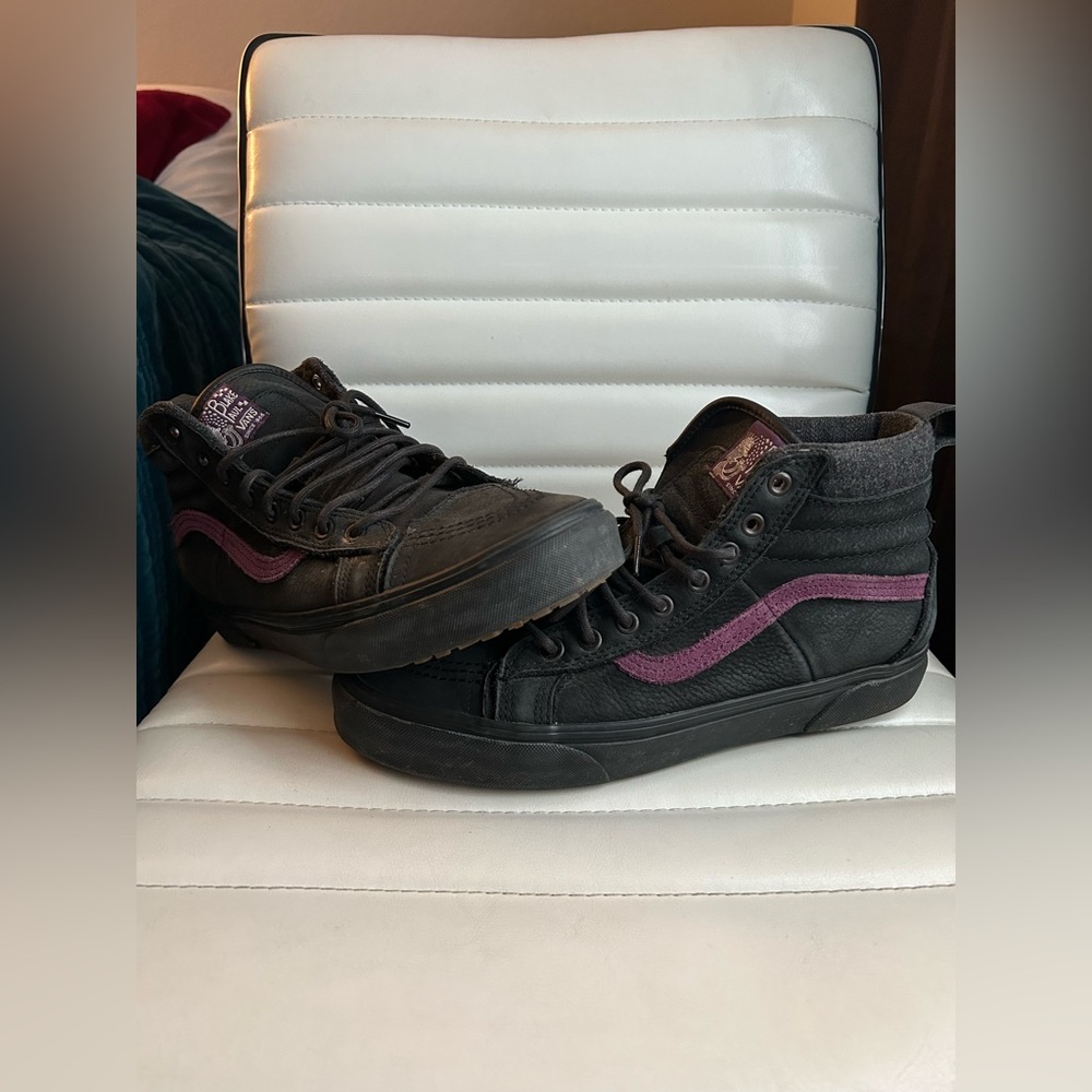 Black & Purple Vans MTE Sk8-Hi Sneakers